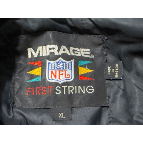 Vintage 1990s San Francisco 49ers Hooded Puffer Jacket – NFL – Men’s XL - Picture 4 of 11